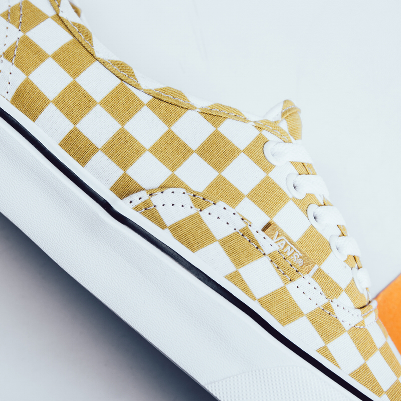 Vans Authentic Lite "Ochre Checkerboard"