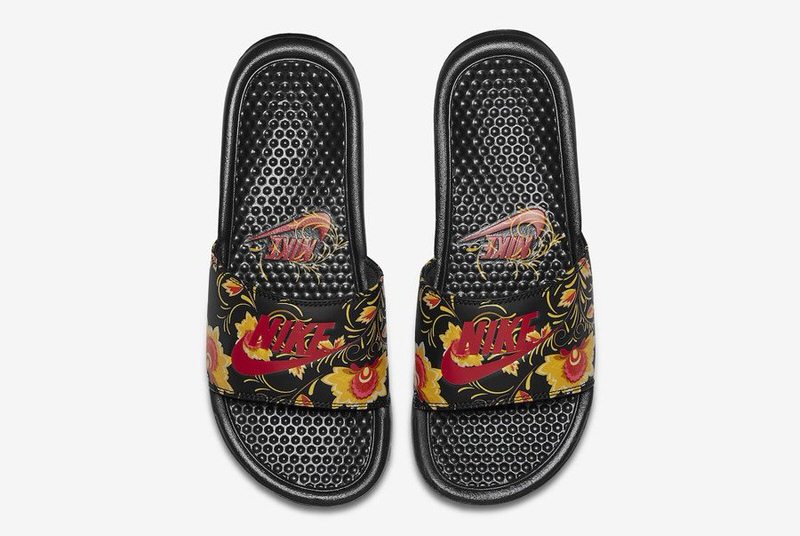 Nike Benassi Slide "Russian Floral" Pack 