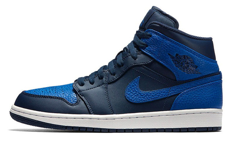 Air Jordan 1 Mid Royal/Obsidian