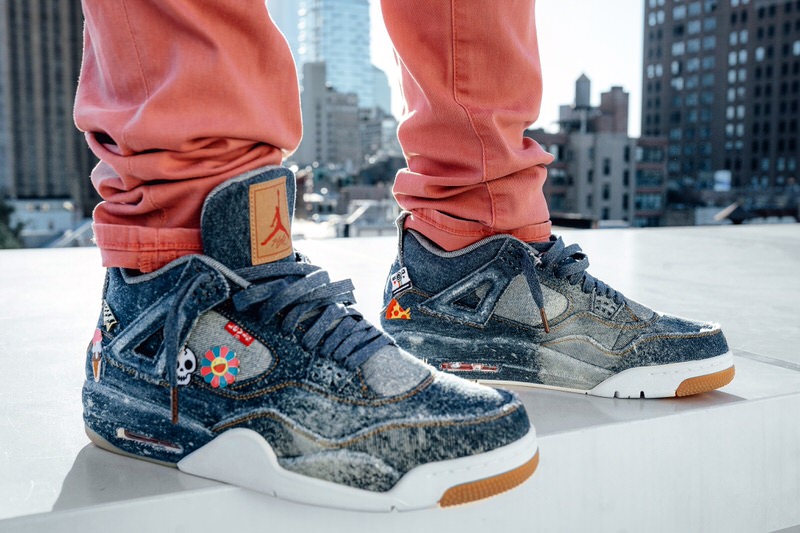 Levi's x Air Jordan 4 Customized by Upscale Vandal