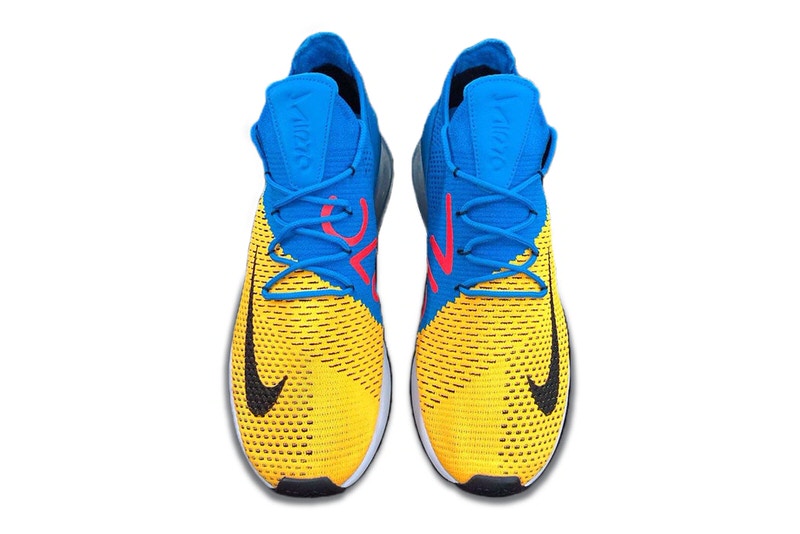 Nike Air Max 270 Flyknit Blue/Yellow