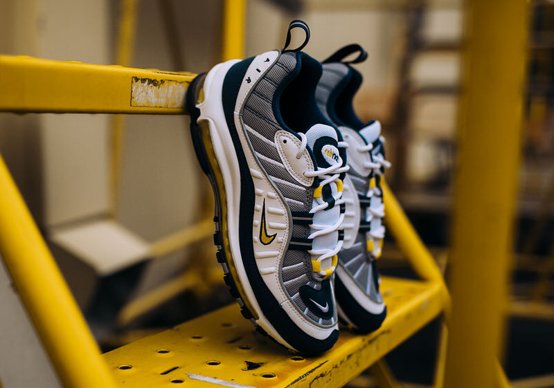 Nike Air Max 98 White/Tour Yellow 