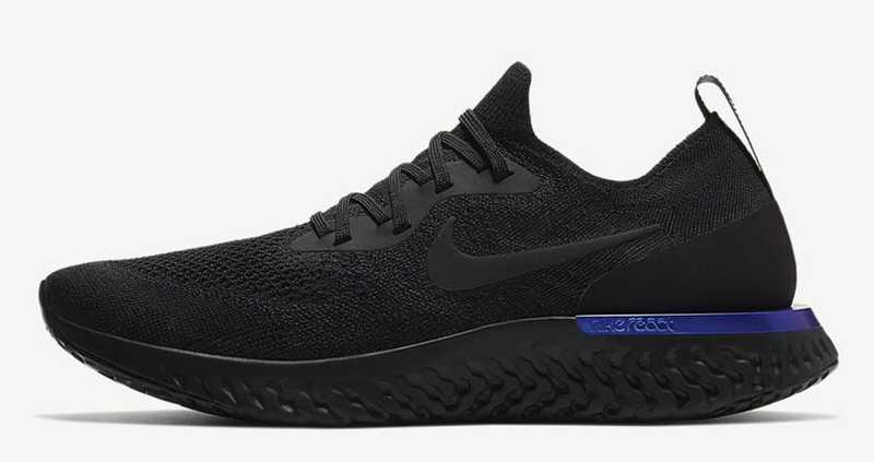 Nike Epic React Flyknit Black/Racer Blue