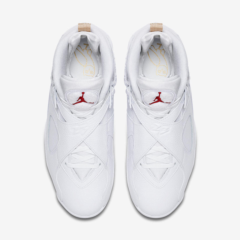 OVO x Air Jordan 8 "White" 