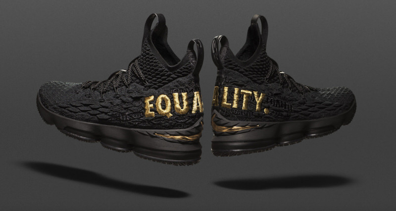 Nike LeBron 15 "Equality" - Black