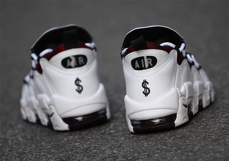 Nike Air More Money White/Burgundy