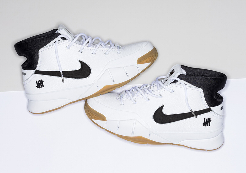 Undefeated x Nike Zoom Kobe 1 Protro White/Gum