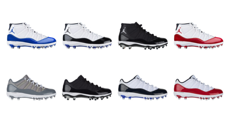 Air Jordan 11 Football Cleats