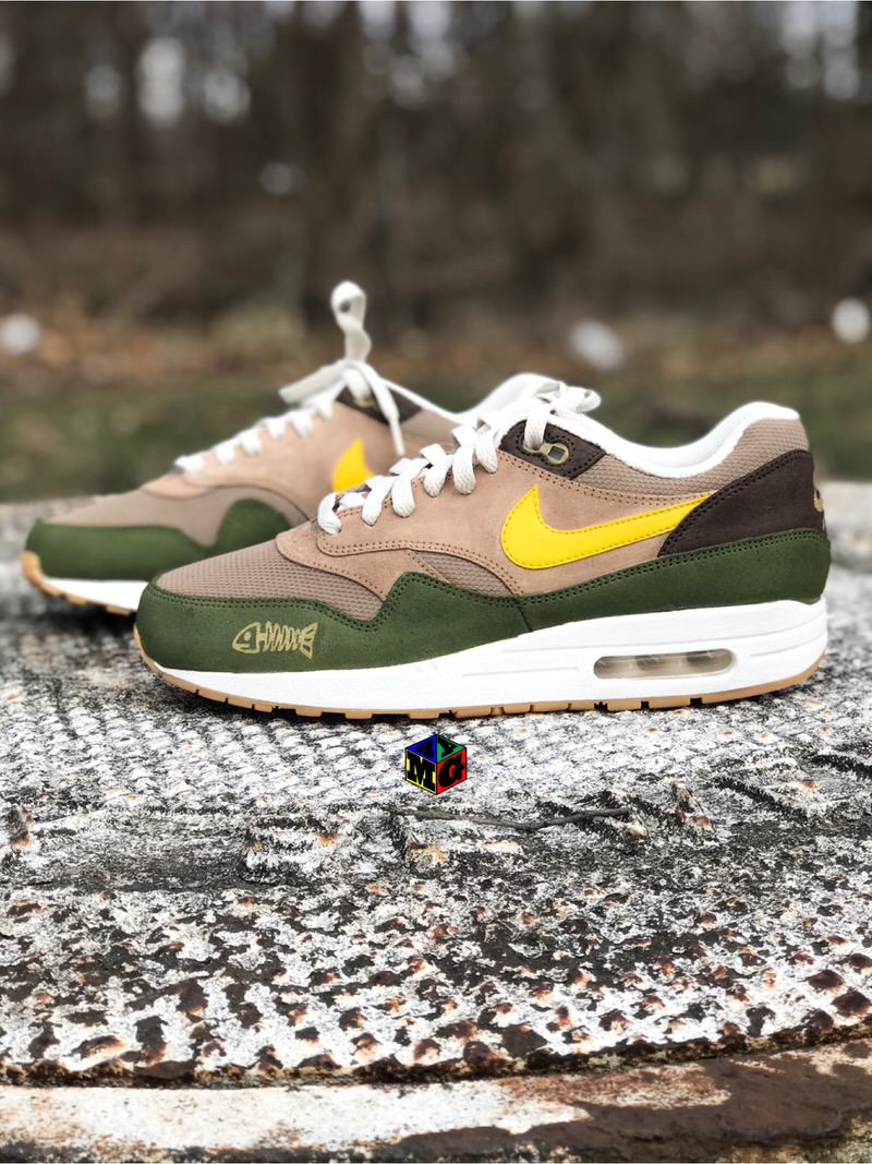 Nike Air Max 1 "Goldfish" Custom by Malcolm Garret