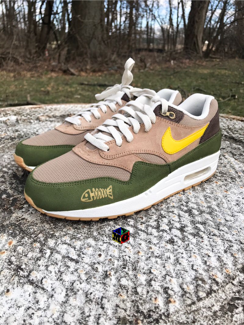 Nike Air Max 1 "Goldfish" Custom by Malcolm Garret