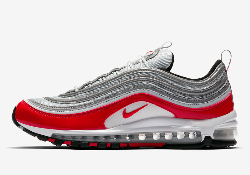 Nike Air Max 97 Grey/Varsity Red 