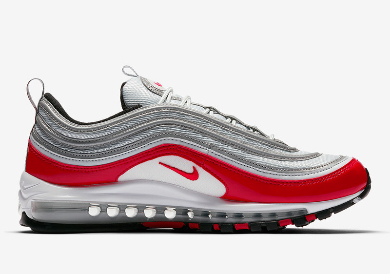 Nike Air Max 97 Grey/Varsity Red 