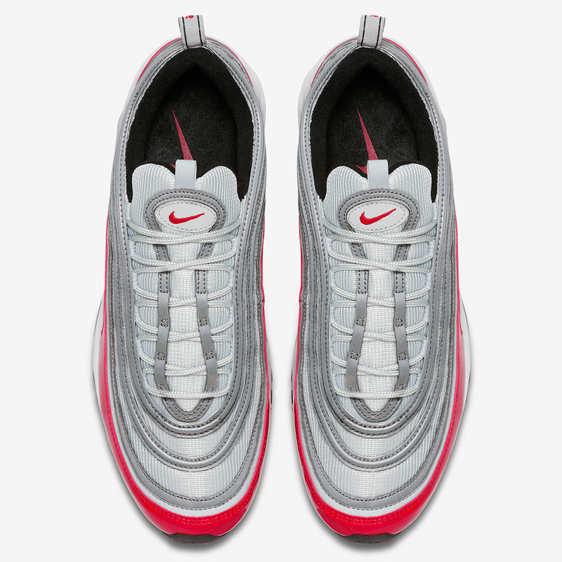 Nike Air Max 97 Grey/Varsity Red 