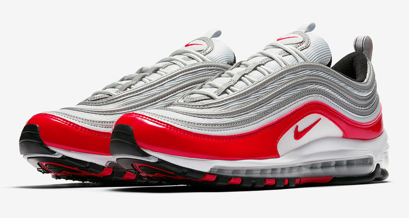 Nike Air Max 97 Grey/Varsity Red