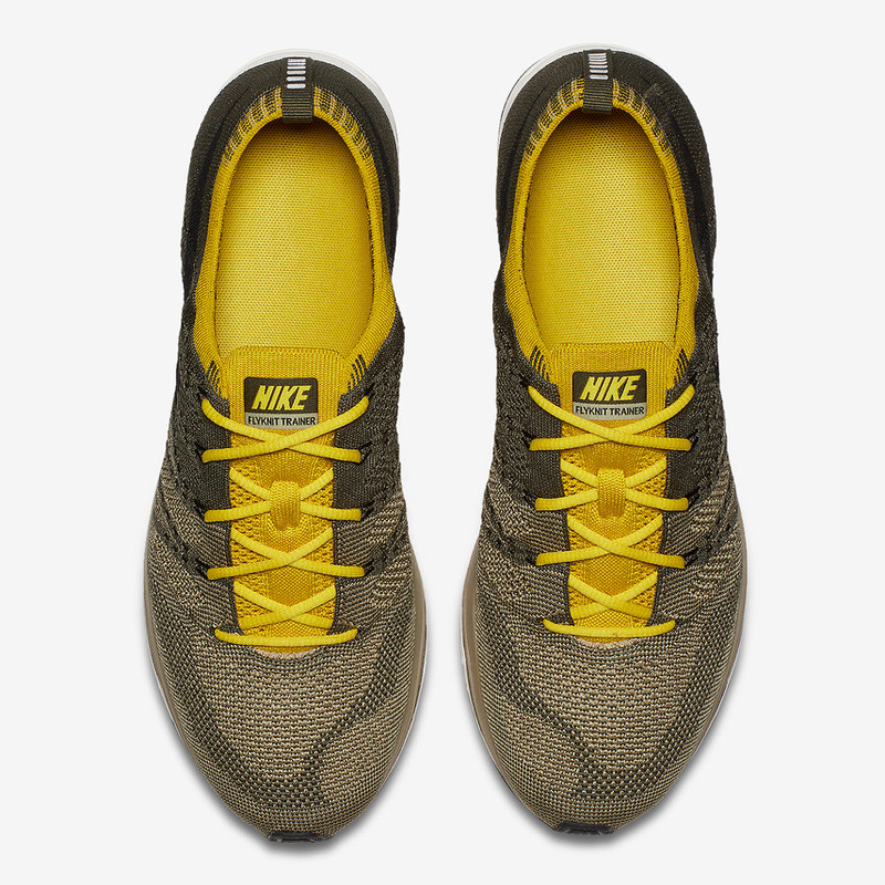 Nike Flyknit Trainer Cargo Khaki/Bright Citron