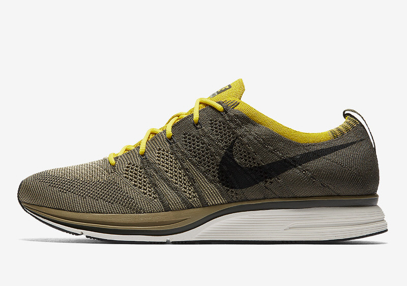 Nike Flyknit Trainer Cargo Khaki/Bright Citron