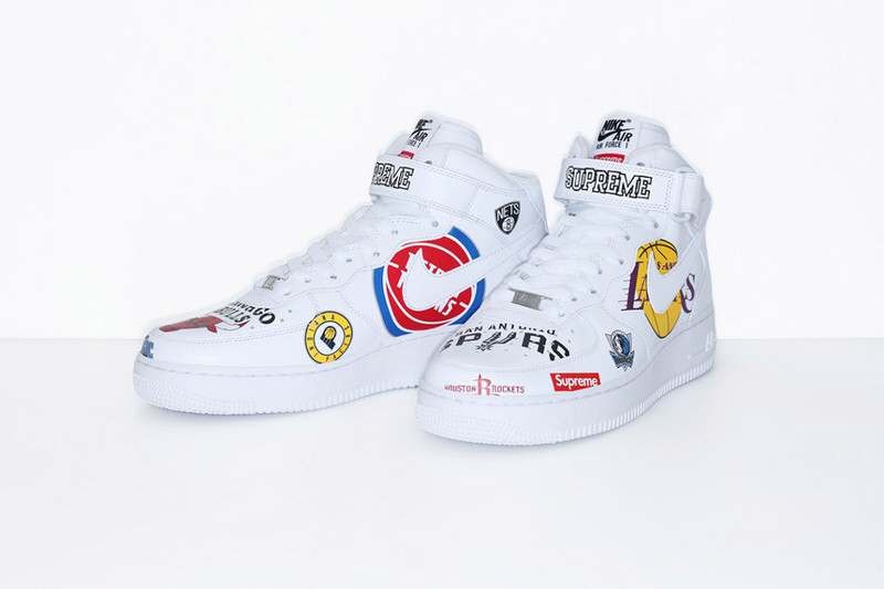 Supreme x NBA x Nike Air Force 1 Mid Pack