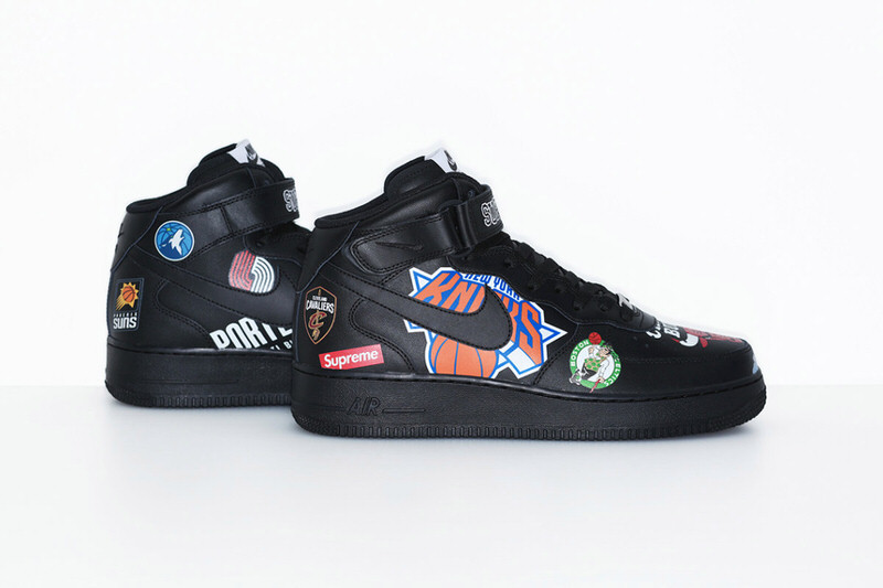 Supreme x NBA x Nike Air Force 1 Mid Pack