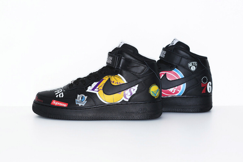 Supreme x NBA x Nike Air Force 1 Mid Pack