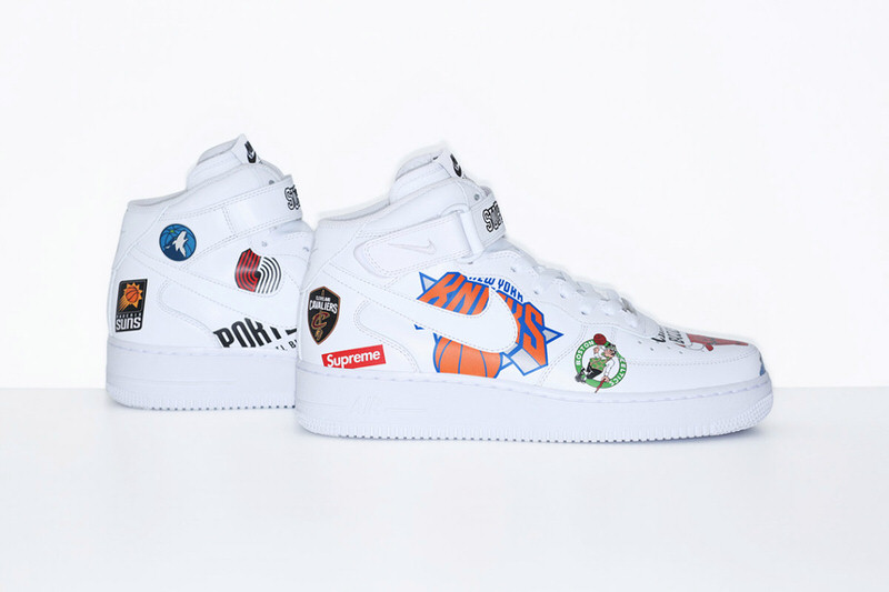 Supreme x NBA x Nike Air Force 1 Mid Pack