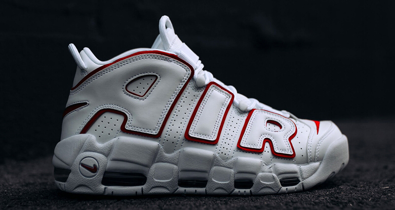 Nike Air More Uptempo White/Red