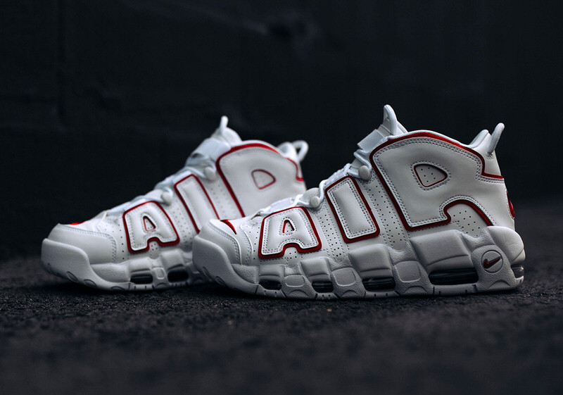 Nike Air More Uptempo White/Red