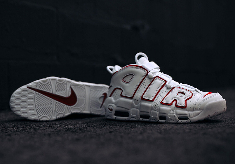 Nike Air More Uptempo White/Red