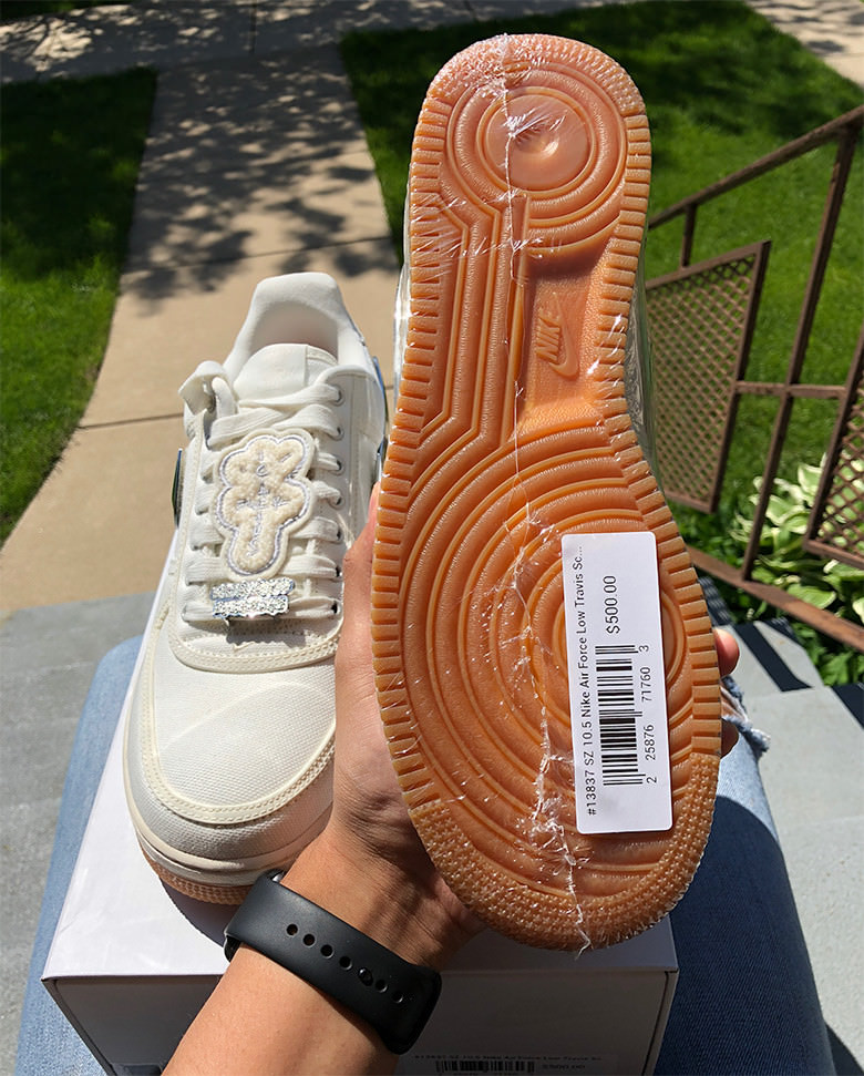 Travis Scott x Nike Air Force 1 Low "Sail"