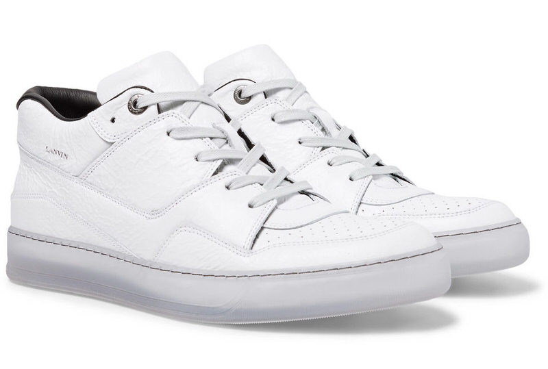 Lanvin Textured Leather Sneakers