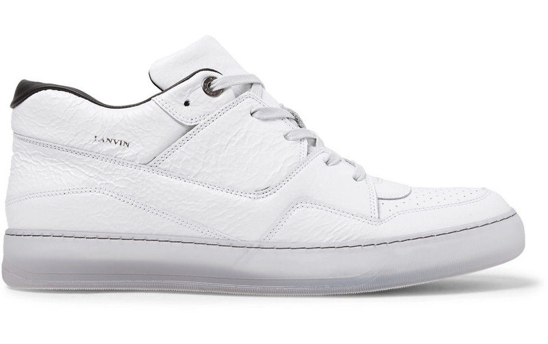 Lanvin Textured Leather Sneakers