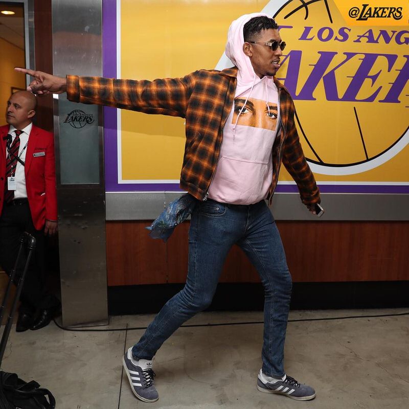 Nick Young sees fashion through a different lens.