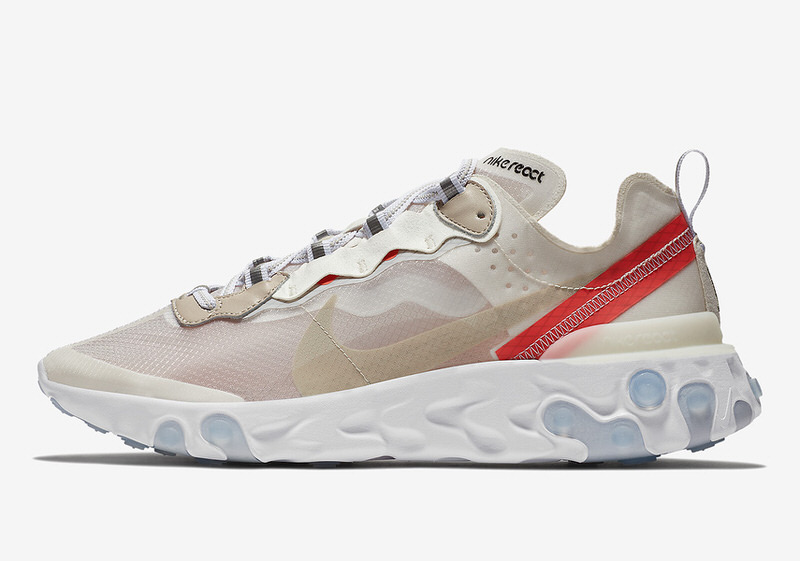 Nike React Element 87 Sail/Light Bone