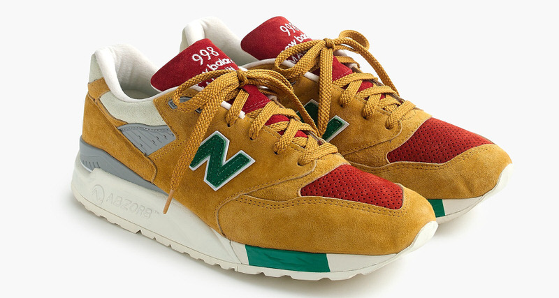 J. Crew x New Balance 998 "Mustard, Ketchup & Relish"