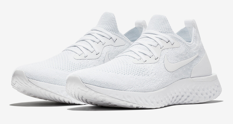 Nike Epic React "Triple White"