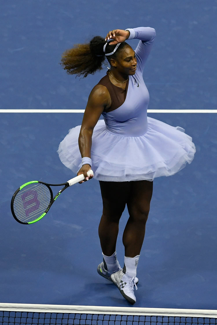 Most powerful ballerina on court.