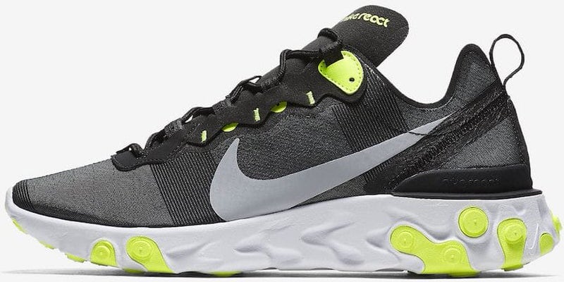 Nike React Element 55 Black/Volt