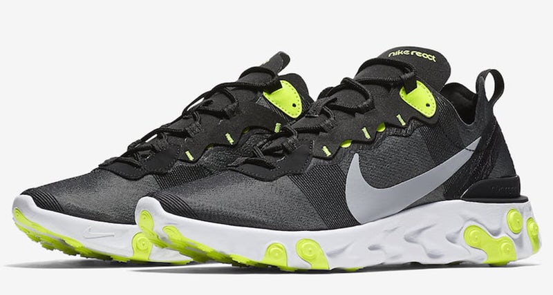 Nike React Element 55 Black/Volt