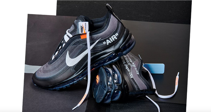 Off White x Nike Air Max 97 Black/Cone