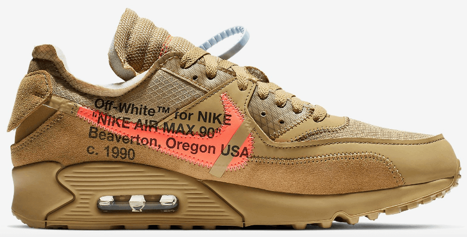 Off-White x Nike Air Max 90 "Desert Orche"