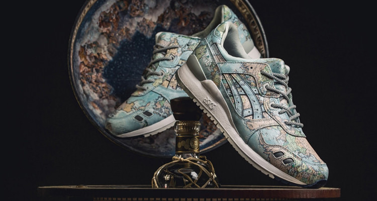 atmos x ASICS Gel-Lyte III "World Map"