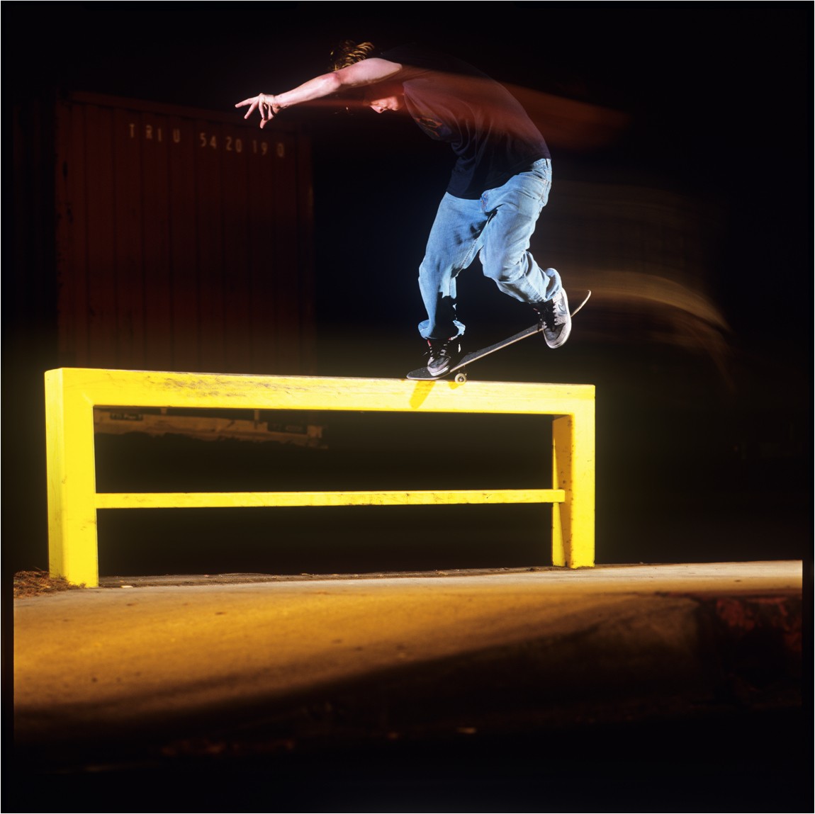 Wieger Van Wageningen skating Supreme Dunks in the original ad campaign.