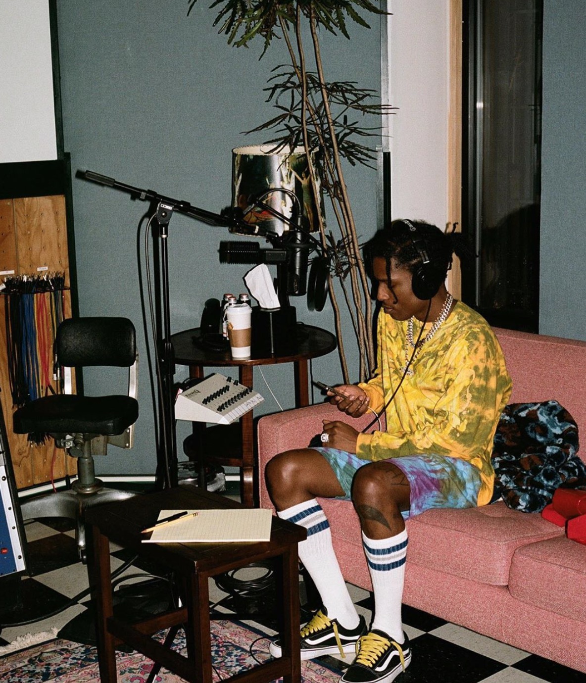 Asap Rocky in the Vans Old School 