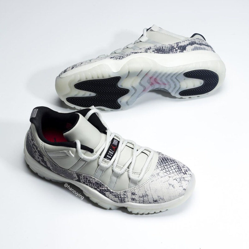 Air Jordan 11 Low "Grey Snakeskin"