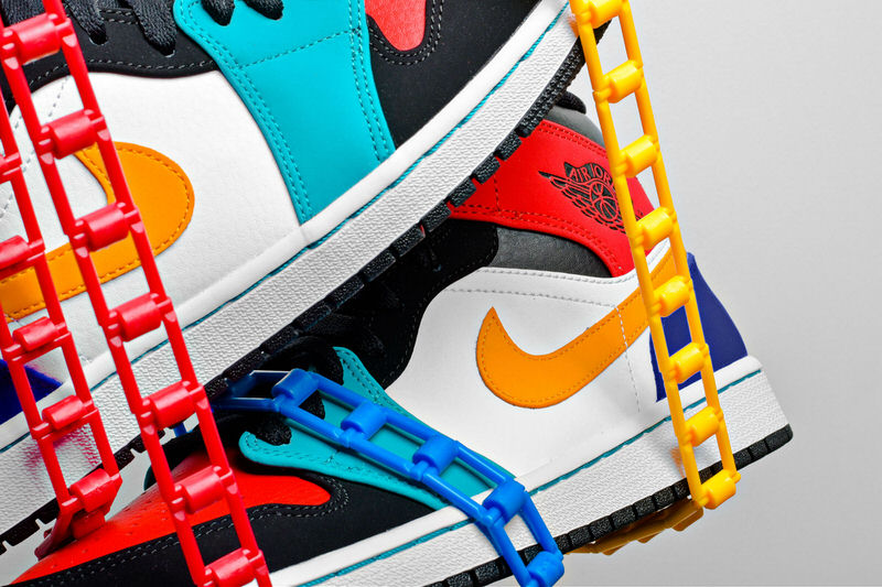 Air Jordan 1 Mid "Multicolor"