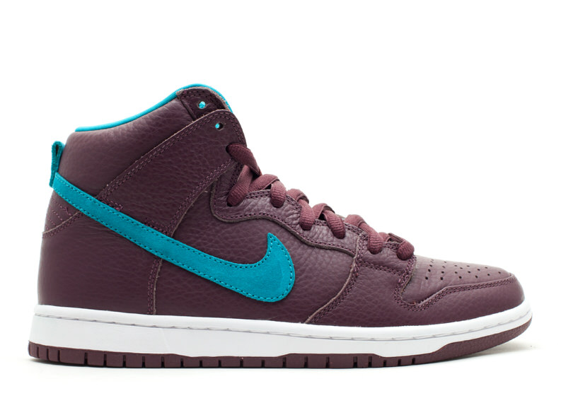 Nike SB Dunk Mid "Burgundy/Aquamarine"