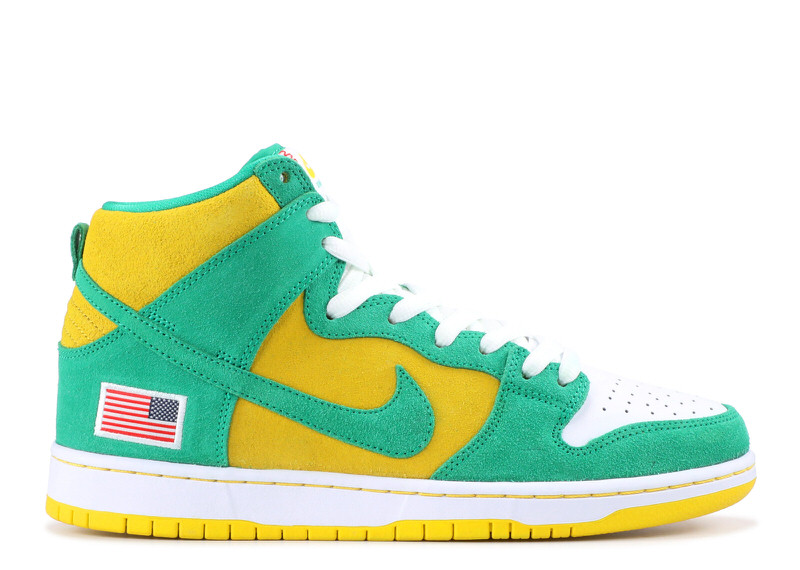 Nike SB Dunk High "Oakland A's"