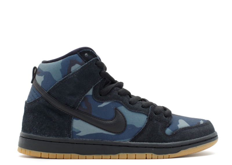 Nike SB Dunk High "Black Camo"