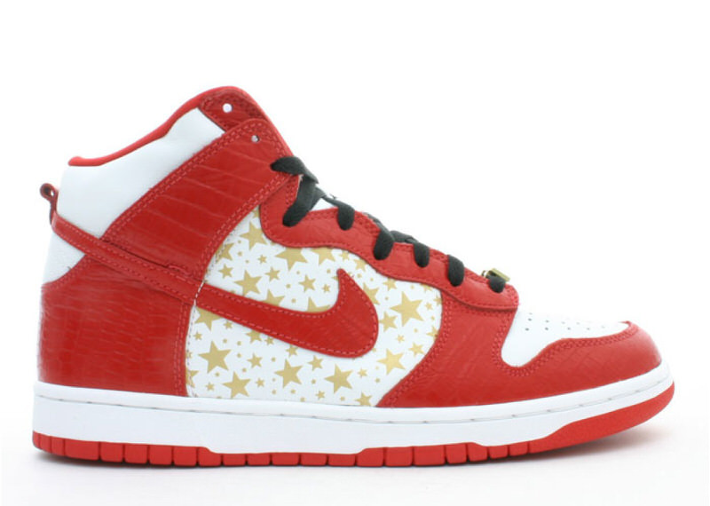 Supreme x Nike SB Dunk High "University Red"