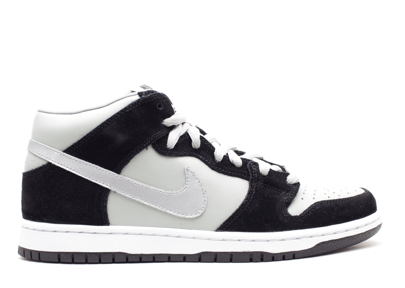 Nike SB Dunk Mid "Black/Metallic Silver"