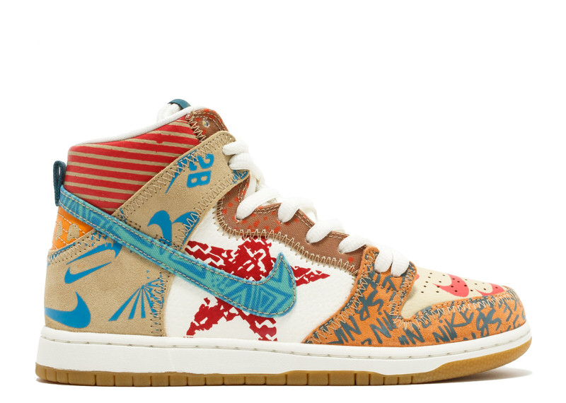 Thomas Campbell x Nike SB Dunk High "What The"